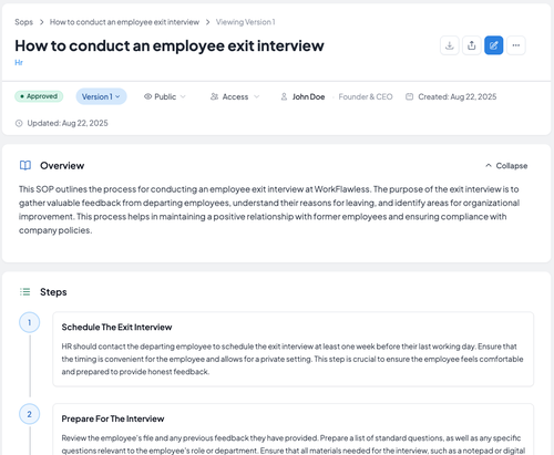 employee-exit-interview-sop