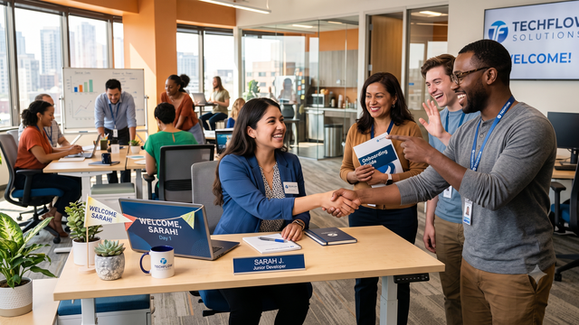 Employee onboarding best practices when you don't have an HR team